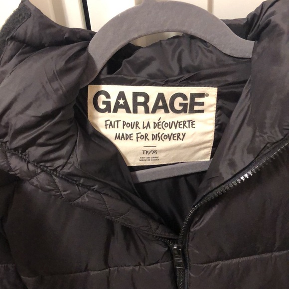 Black Half Zip Puffer - Picture 3 of 3